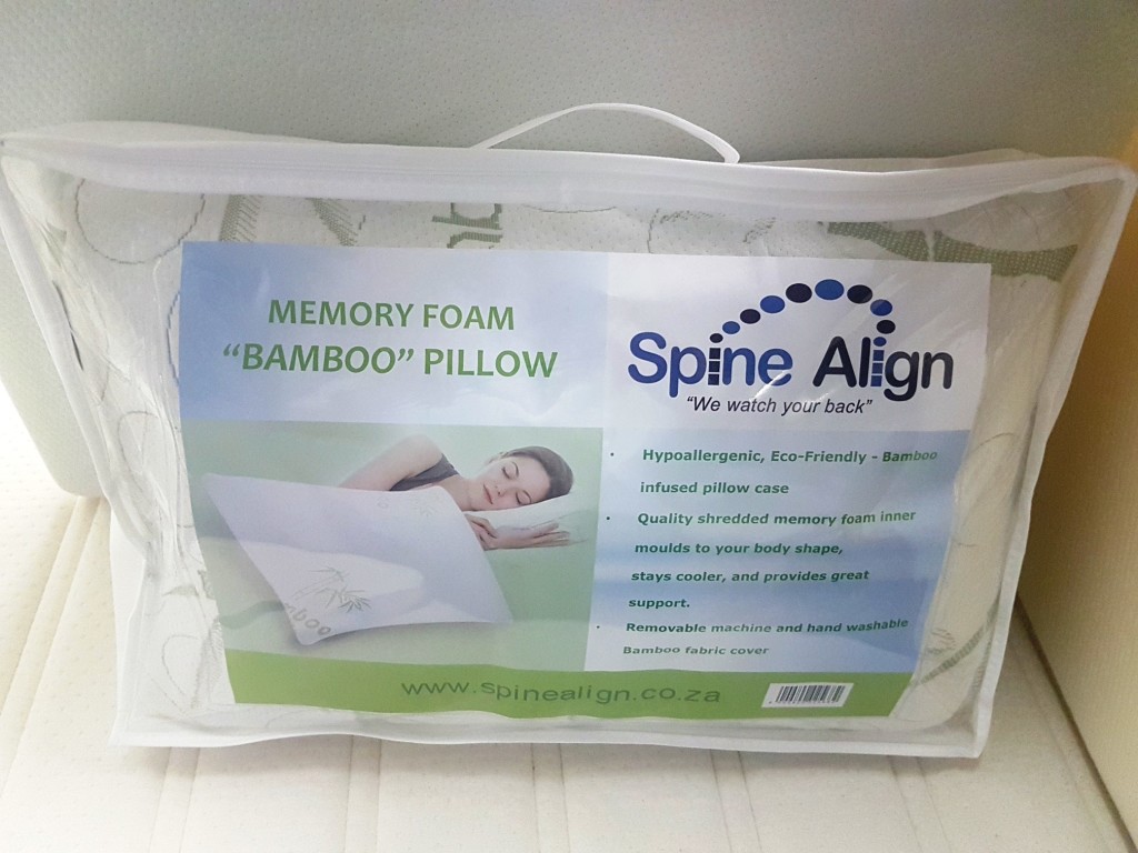 “Bamboo” Memory Foam Pillow SpineAlign